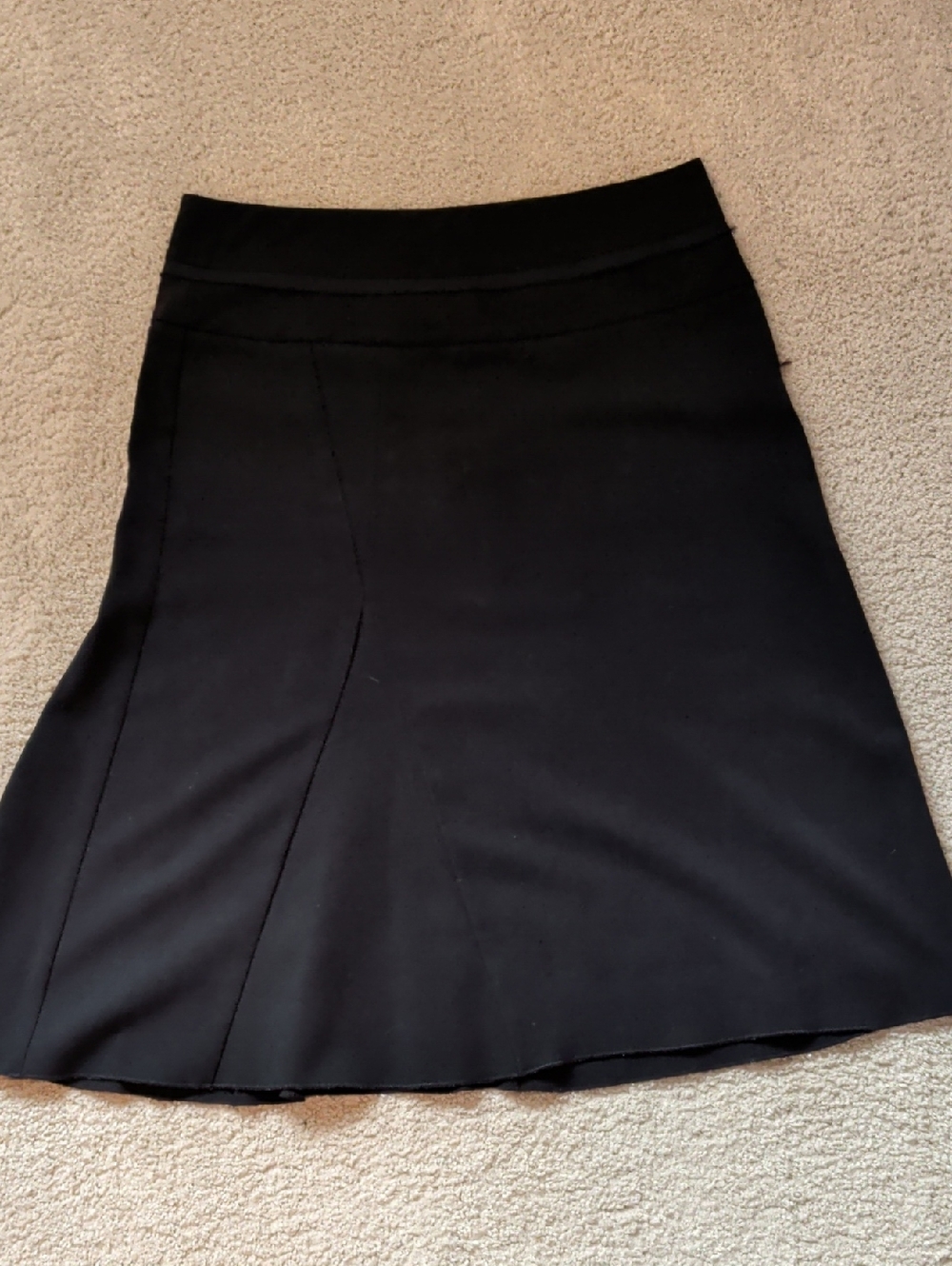 Black Dex A-Line Women's Skirt